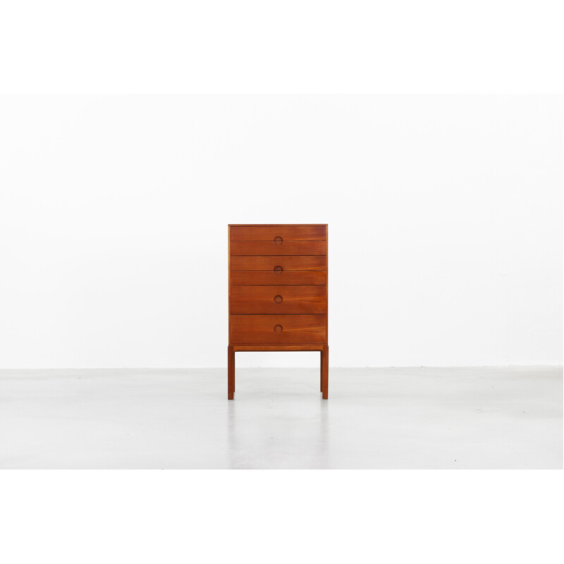 Vintage chest of drawers in teak by Aksel Kjersgaard for Odder - 1960s