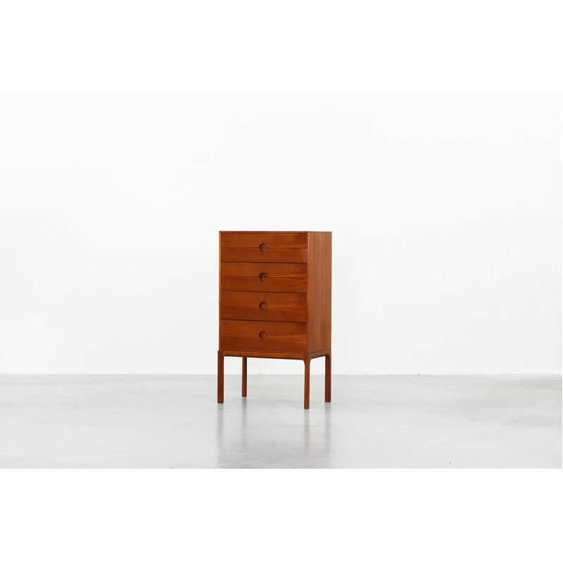 Vintage chest of drawers in teak by Aksel Kjersgaard for Odder - 1960s