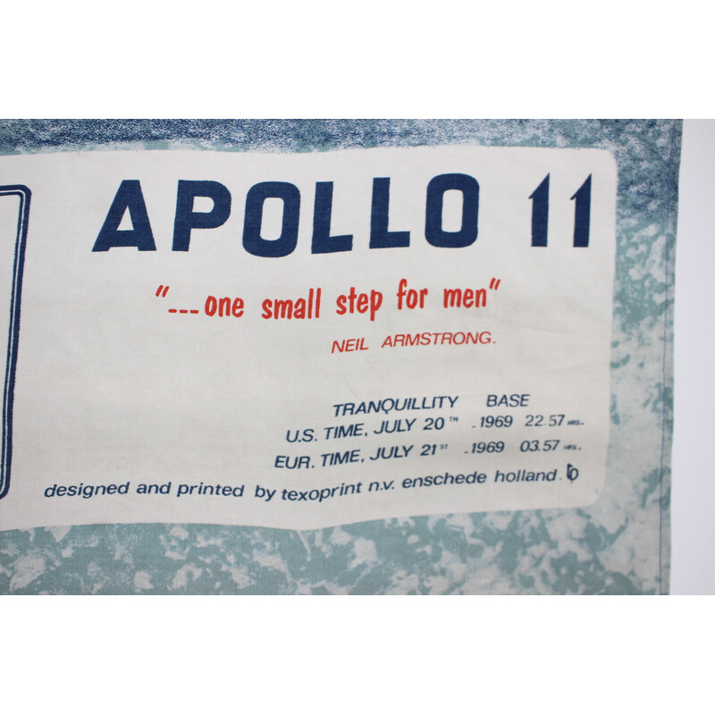 Vintage Neil Armstrong nasa vtg Apollo 11 fabric wall decoration