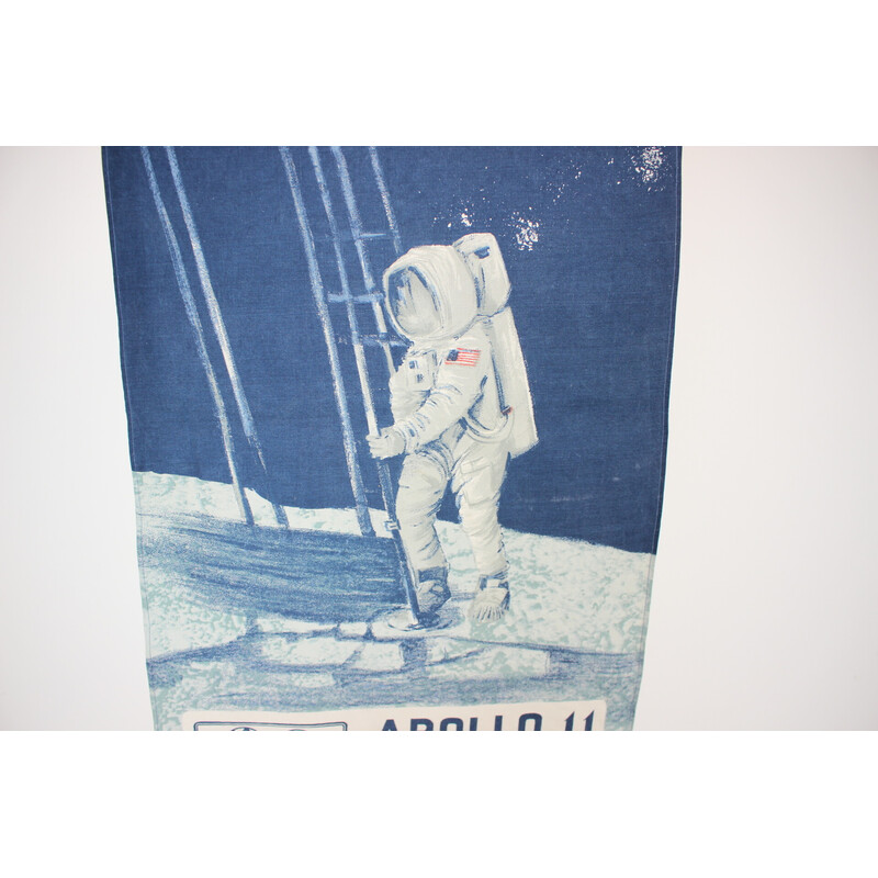 Vintage Neil Armstrong nasa vtg Apolo 11 decoración de la pared de tela