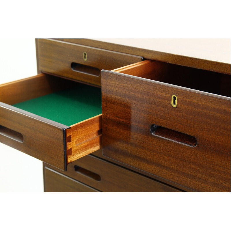 P. Jeppesen scandinavian chest of drawers, Kaj Winding - 1950s