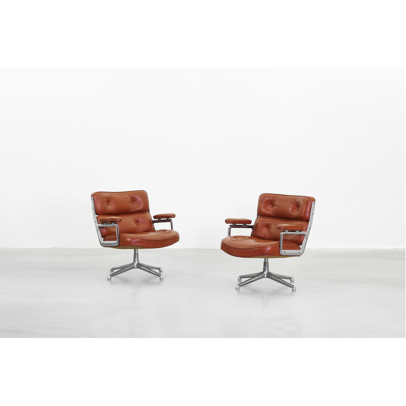 Pair of Herman Miller ES105 lounge chairs, Charles & Ray Eames - 1960s