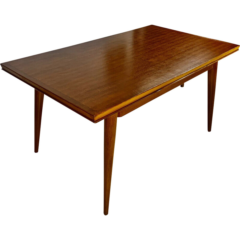 Vintage Scandinavian extendable teak table, 1960s