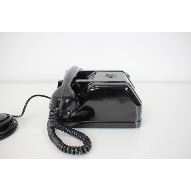 Telefone Tesla funcional de meados do século, Checoslováquia 1968