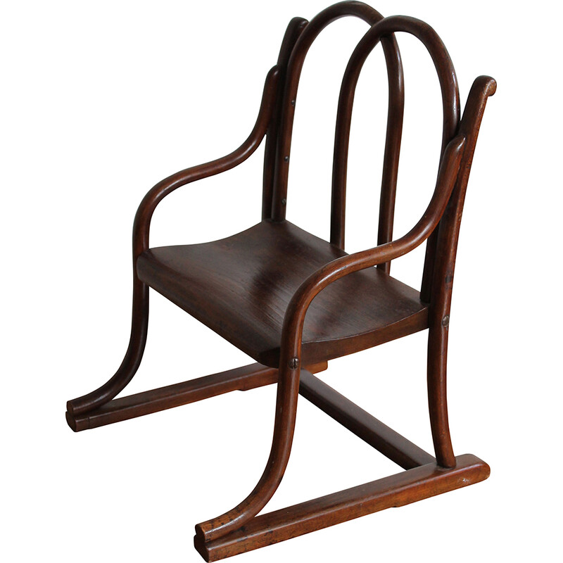 Chaise d'enfant vintage en bois