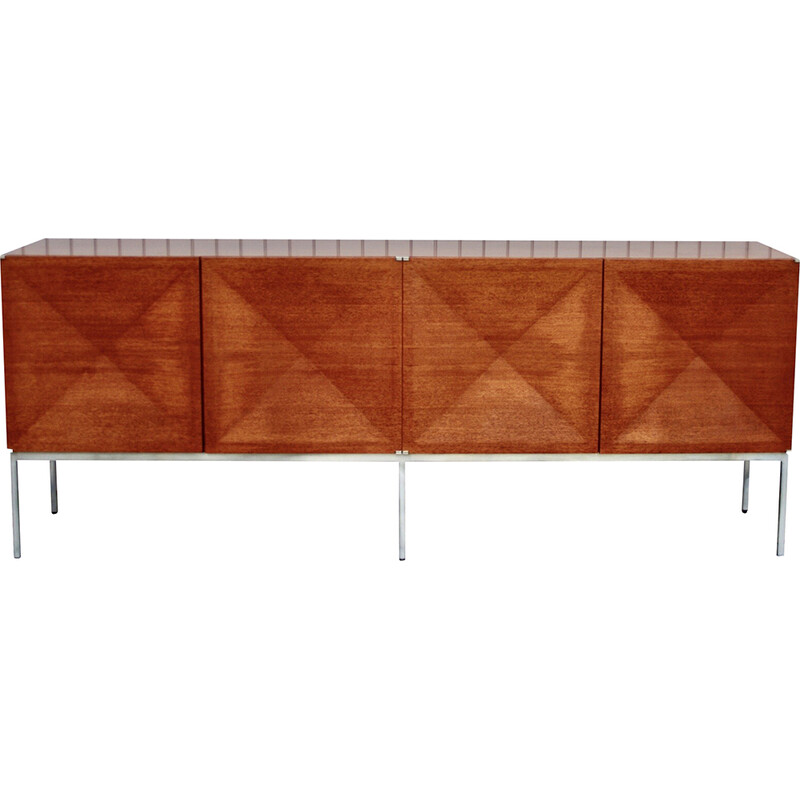 Vintage mahogany sideboard by Antoine Philippon and Jacqueline Lecoq for Behr, 1962