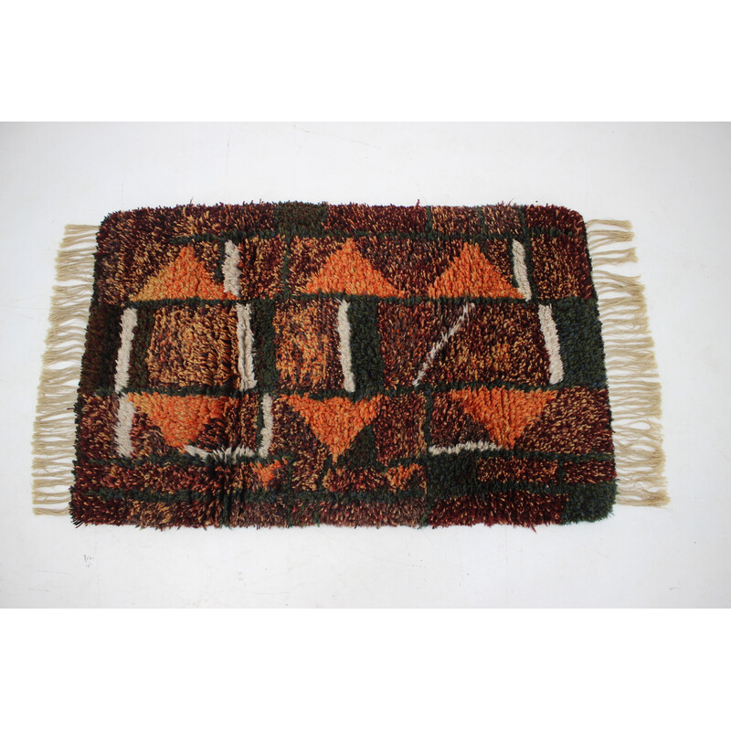 Tapis danois vintage en laine, 1970