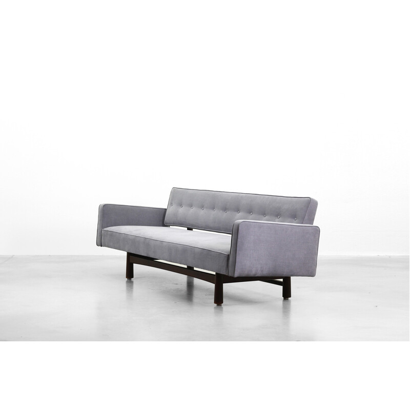 3 zits DUX grijze sofa, Edward Wormley - 1960