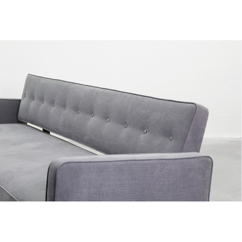 3 zits DUX grijze sofa, Edward Wormley - 1960