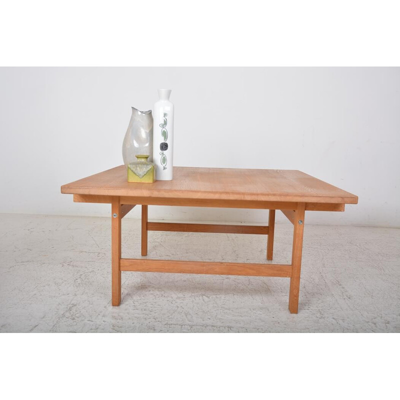 Par de mesas de café dinamarquesas vintage de Hans J. Wegner para Mobiliário Pp, 1960