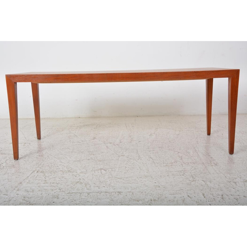 Vintage teak coffee table by Severin Hansen for Haslev Møbelsnedkeri, 1960