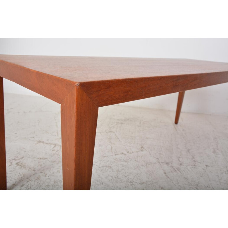 Mesa de centro de teca vintage de Severin Hansen para Haslev Møbelsnedkeri, 1960