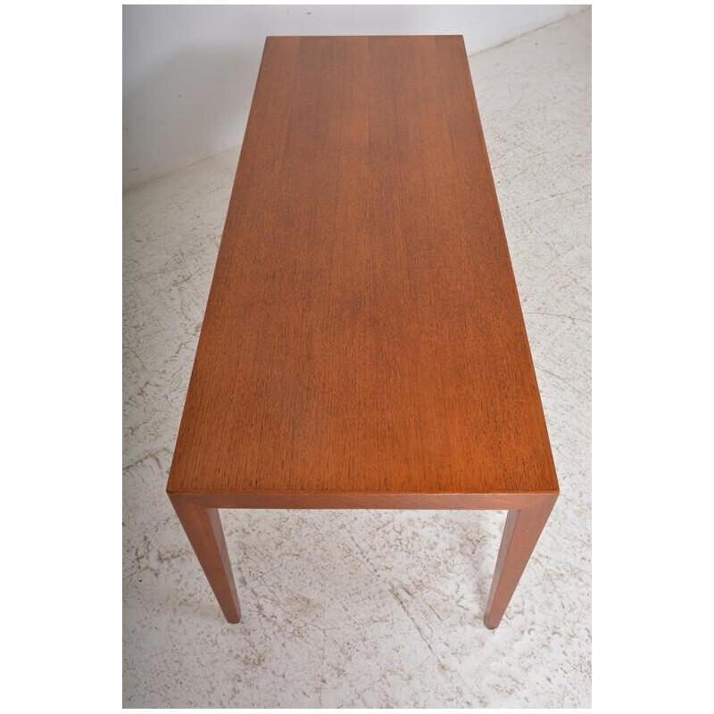 Vintage teak coffee table by Severin Hansen for Haslev Møbelsnedkeri, 1960