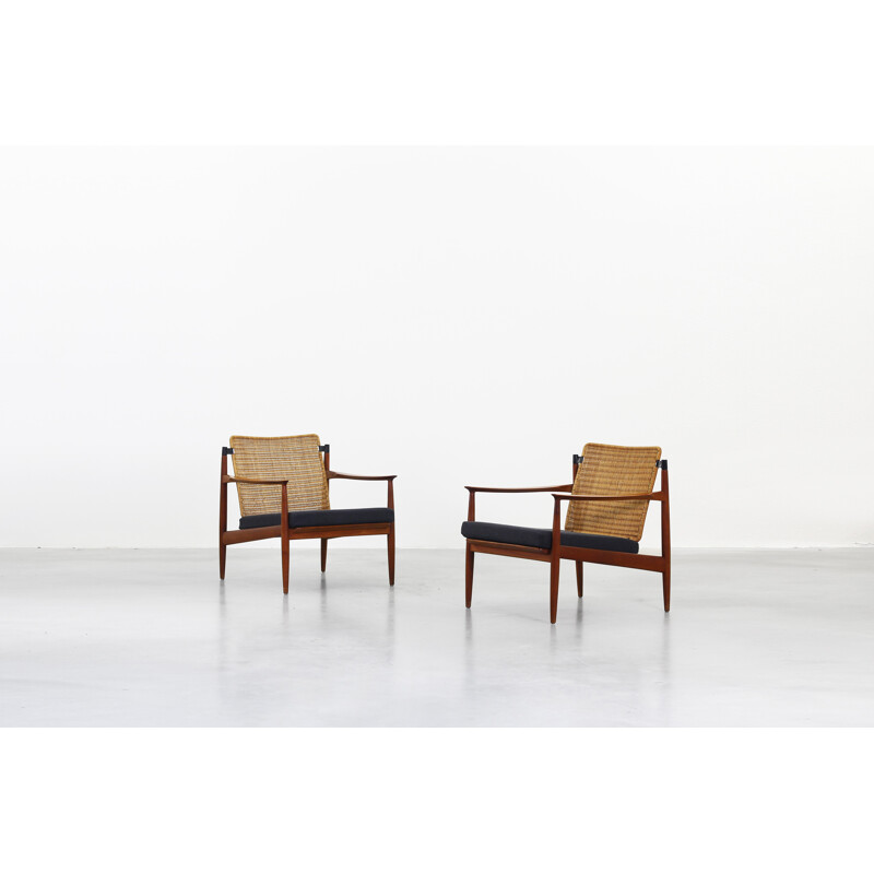 Pair of Carl Straub Goldfeder Lounge Chairs - 1950s