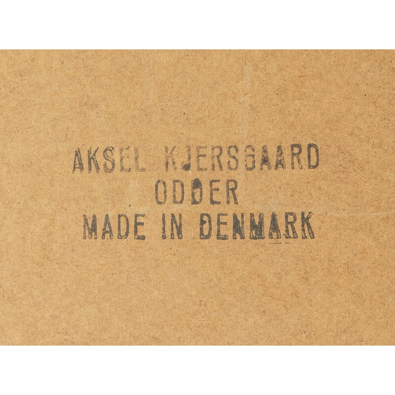 Casaco de carvalho Vintage com espelho de Aksel Kjersgaard, Dinamarca Anos 60