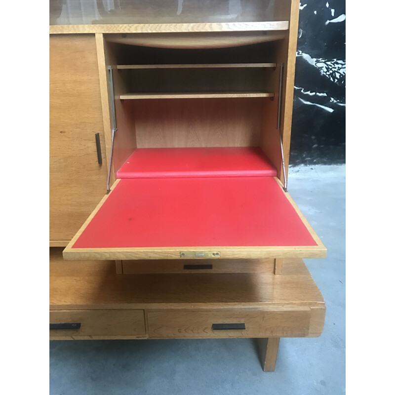 Large oak sideboard Maurice Pré - 1950s