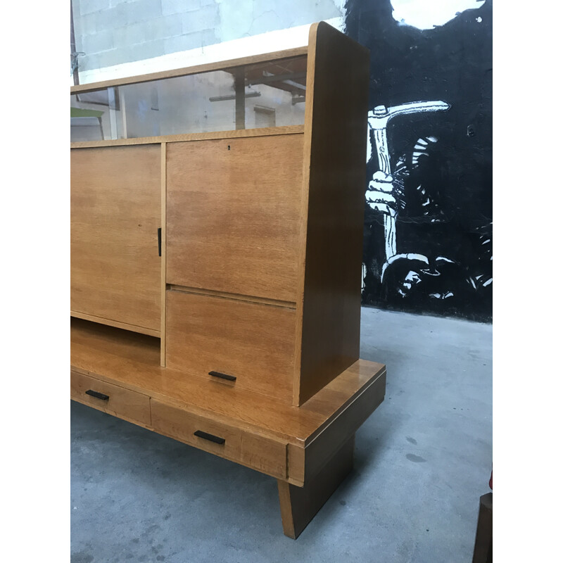 Large oak sideboard Maurice Pré - 1950s