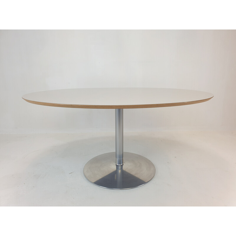 Vintage oval dining table by Pierre Paulin for Artifort, 1960s