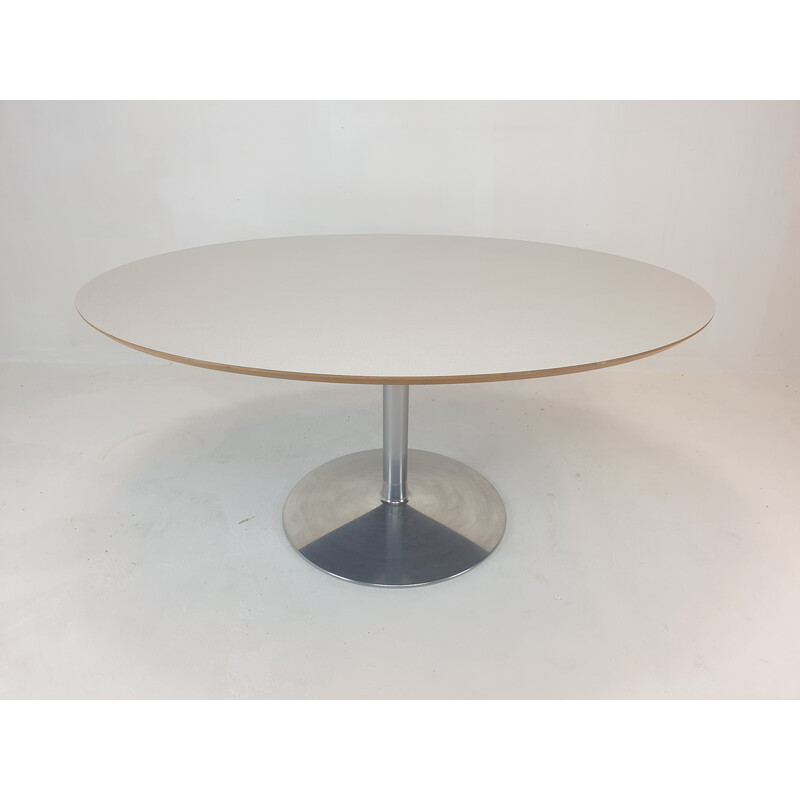 Vintage oval dining table by Pierre Paulin for Artifort, 1960s