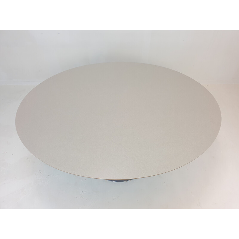 Vintage oval dining table by Pierre Paulin for Artifort, 1960s