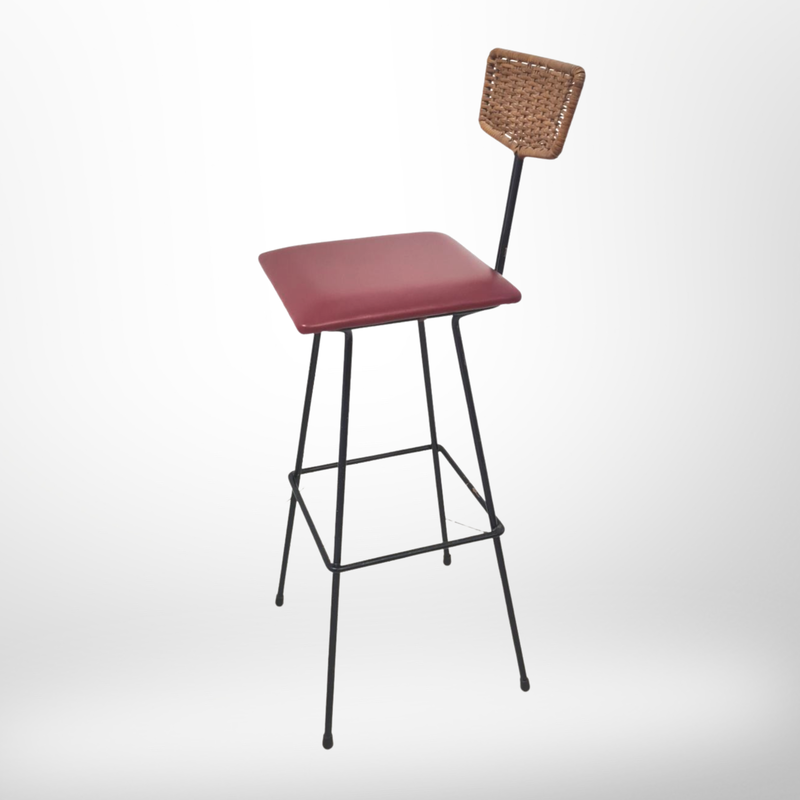 Mid century bar stool by Maria Witzemann for Erwin Behr, Germany 1950s