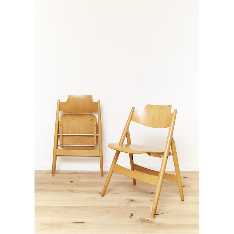 Vintage Se18 chair by Egon Eiermann for Wilde and Spieth