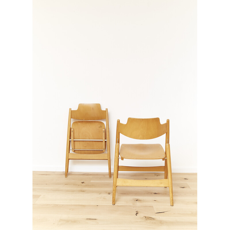 Vintage Se18 chair by Egon Eiermann for Wilde and Spieth