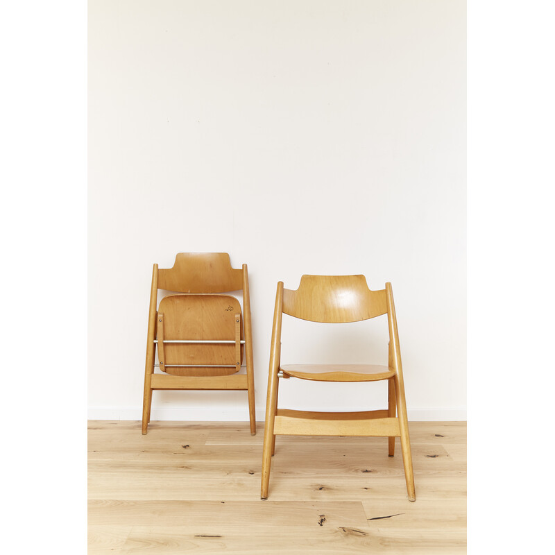 Vintage Se18 chair by Egon Eiermann for Wilde and Spieth