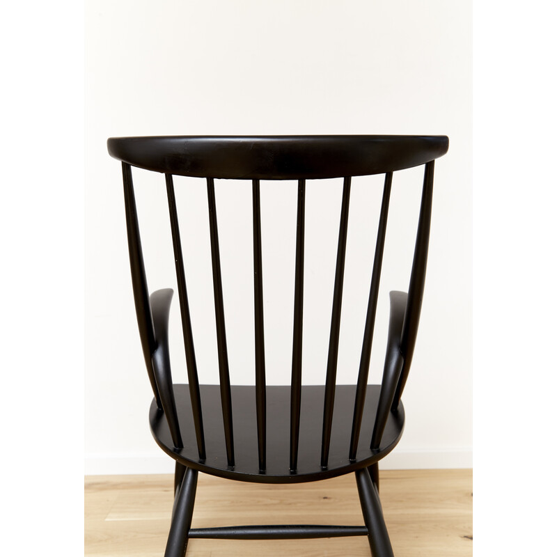 Iw3 vintage schommelstoel van Illum Wikkelsø voor Niels Eilersen