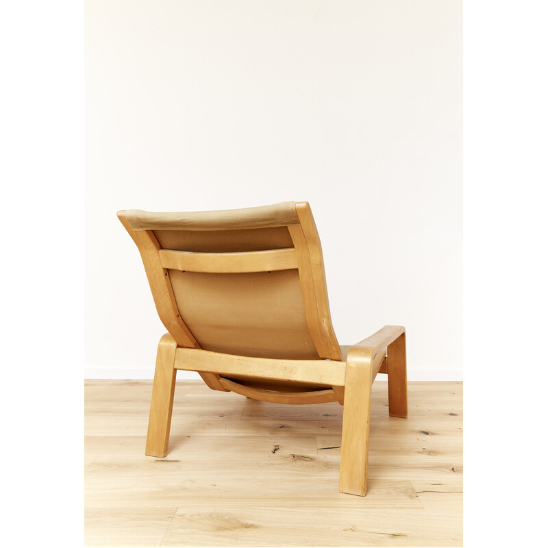 Midden-eeuwse Pulkka fauteuil van Ilmari Lappalainen voor Asko, 1960