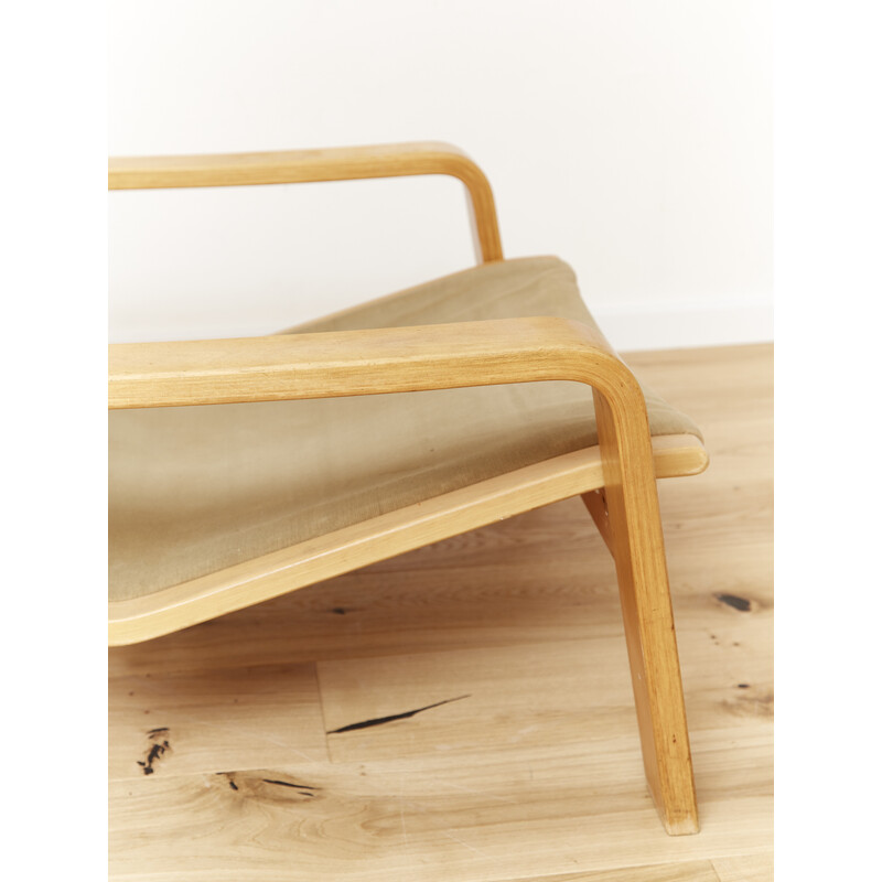 Midden-eeuwse Pulkka fauteuil van Ilmari Lappalainen voor Asko, 1960