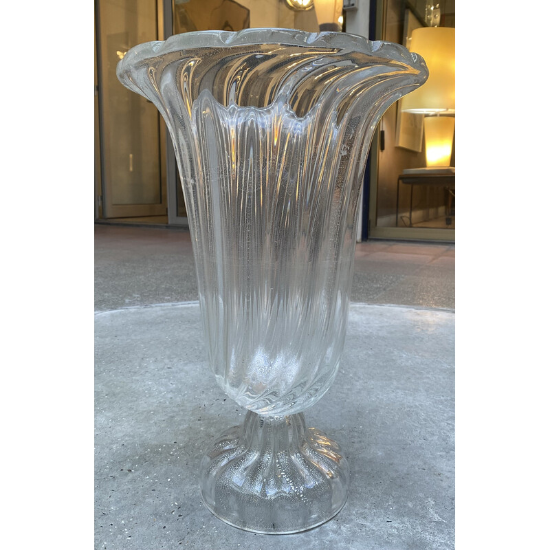 Vaso in vetro di Murano vintage, 1970