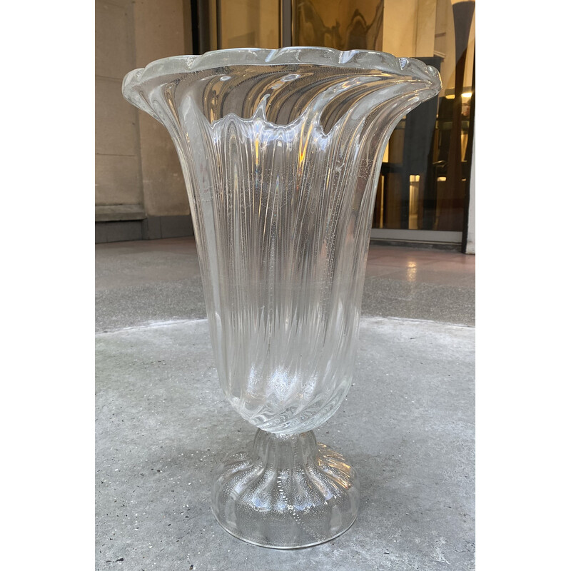 Vaso in vetro di Murano vintage, 1970