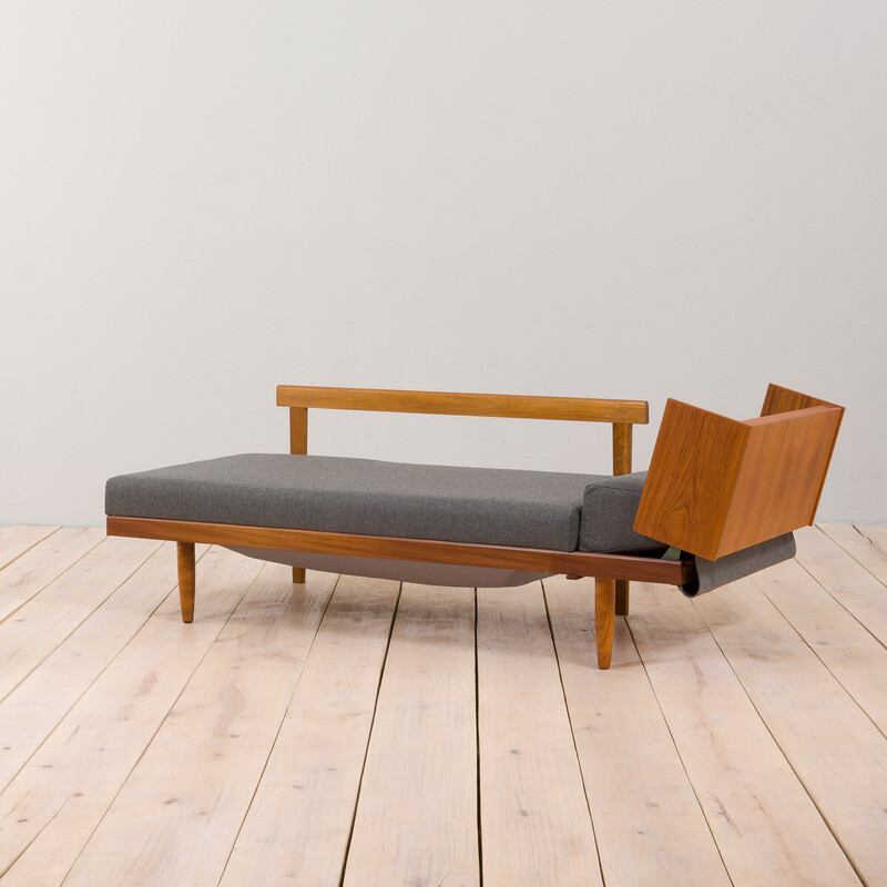 Swane vintage teak daybed von Ingmar Relling für Ekornes, 1960er Jahre