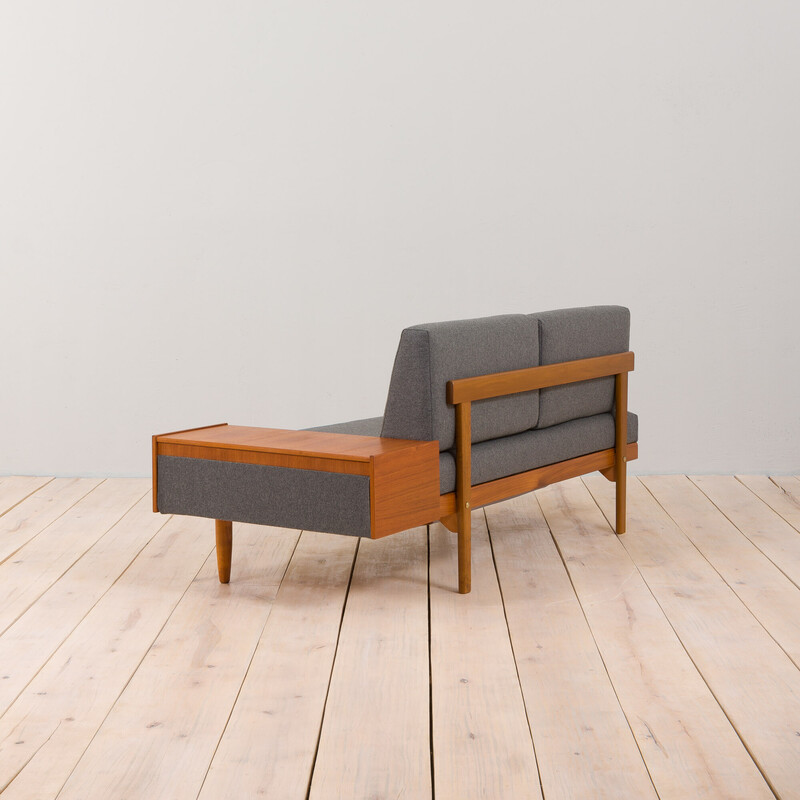 Swane vintage teak daybed by Ingmar Relling for Ekornes, 1960s