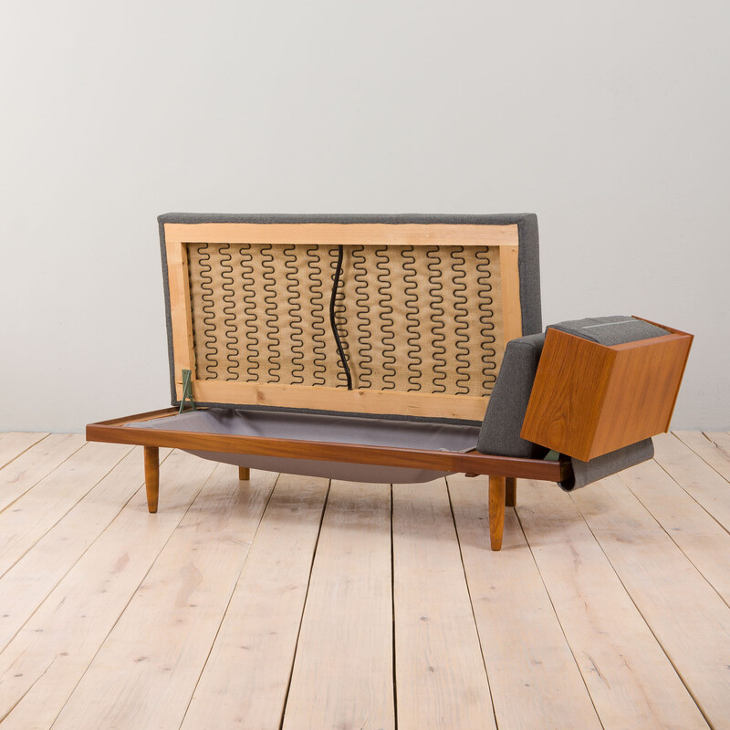 Swane vintage teak daybed von Ingmar Relling für Ekornes, 1960er Jahre