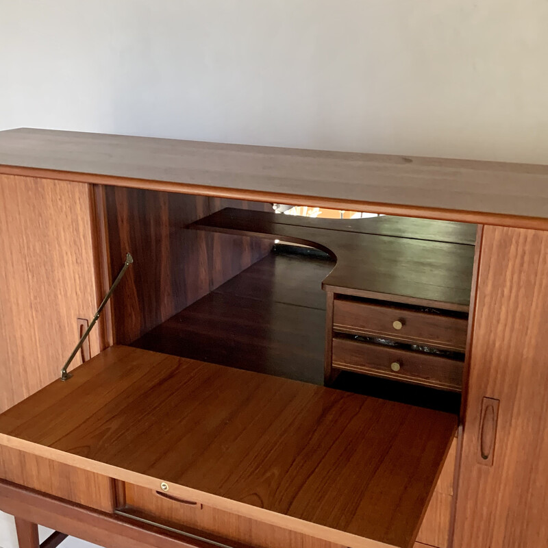 Vintage sideboard in teak by Clausen and Son, Denmark 1960s