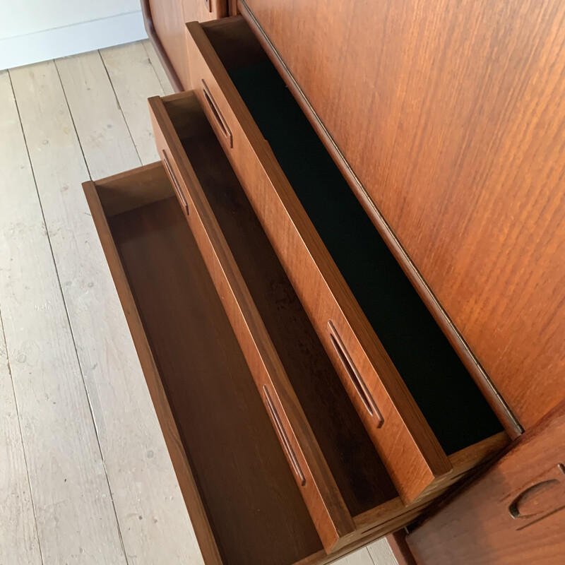 Vintage sideboard in teak by Clausen and Son, Denmark 1960s