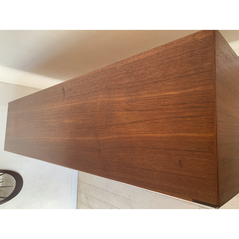 Enfilade vintage in teak di Clausen and Son, Danimarca 1960