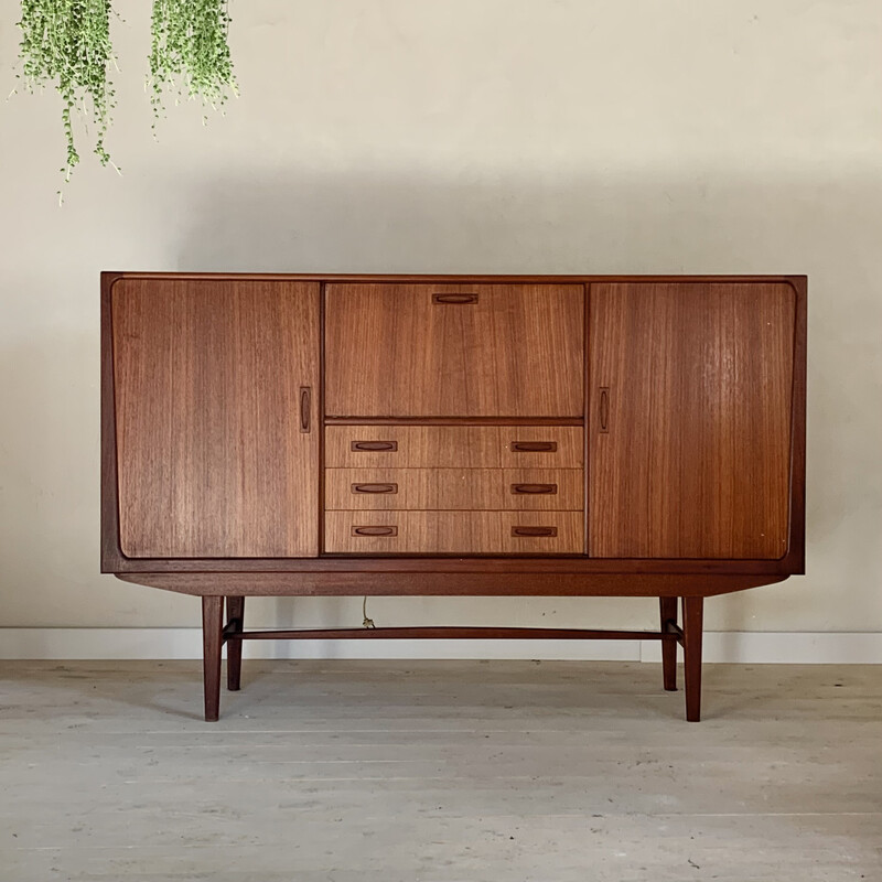 Vintage sideboard in teak by Clausen and Son, Denmark 1960s