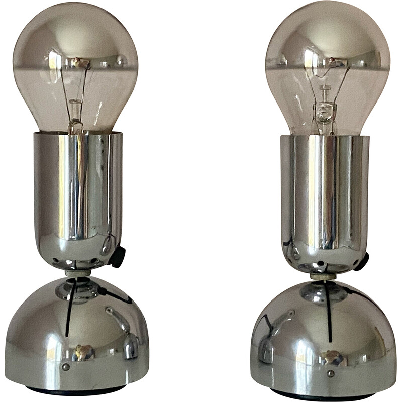 Par de lámparas de mesa vintage de Ingo Maurer para M. Design, Alemania