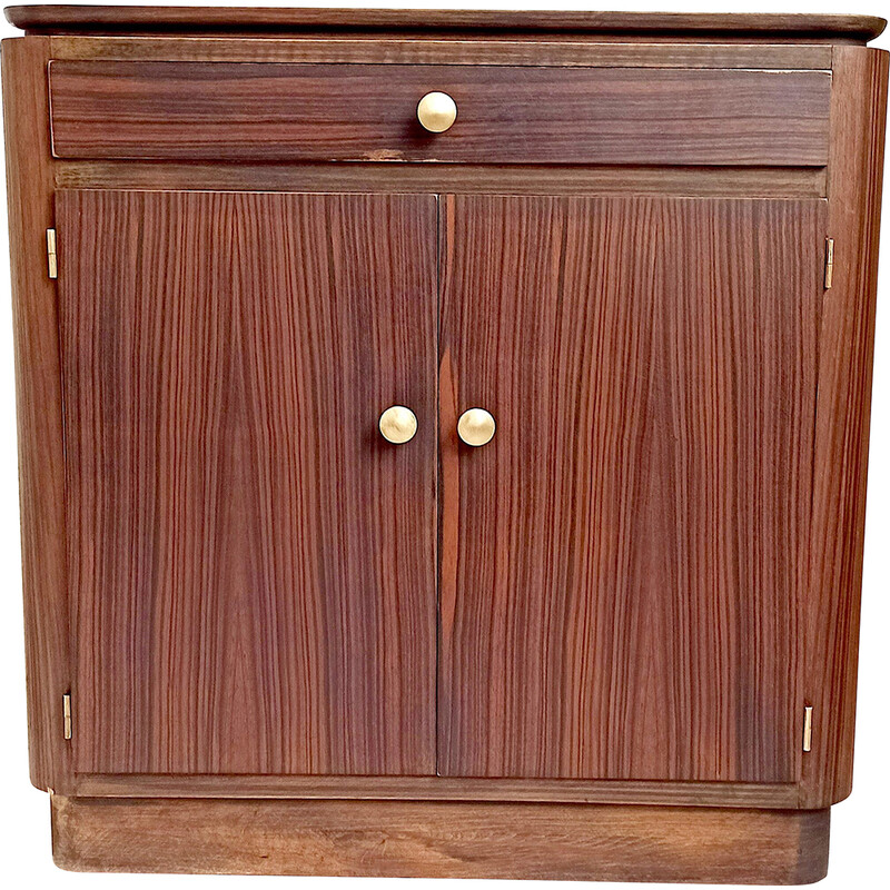 Armario vintage de madera de Macassar Art Deco