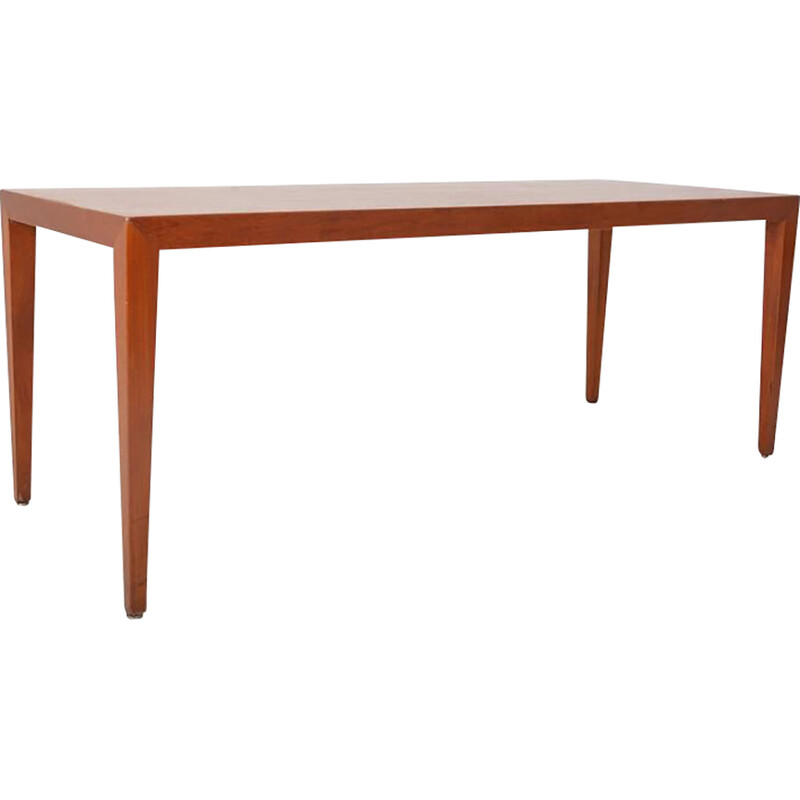 Table basse vintage en teck de Severin Hansen pour Haslev Møbelsnedkeri, 1960