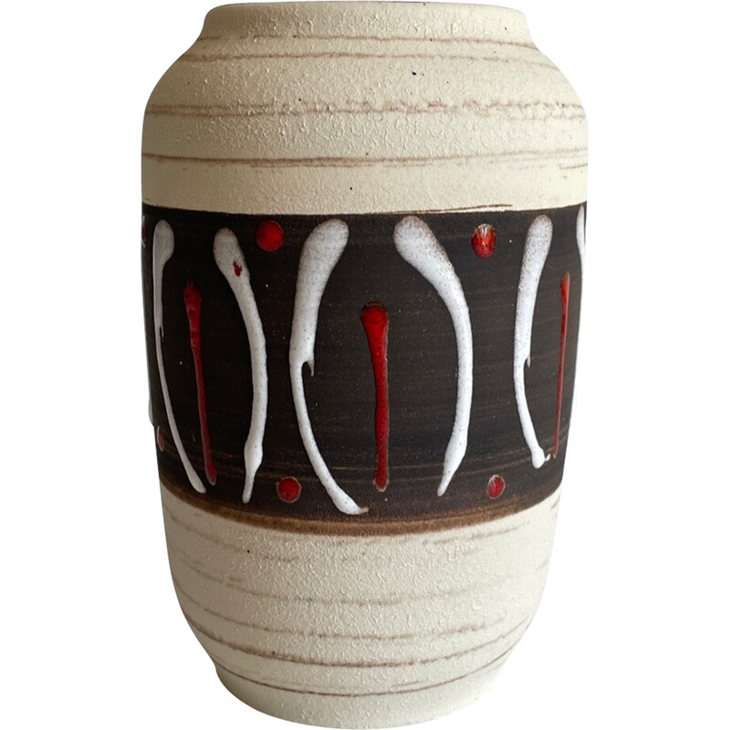 Jarrón de cerámica vintage 14/238, 1950