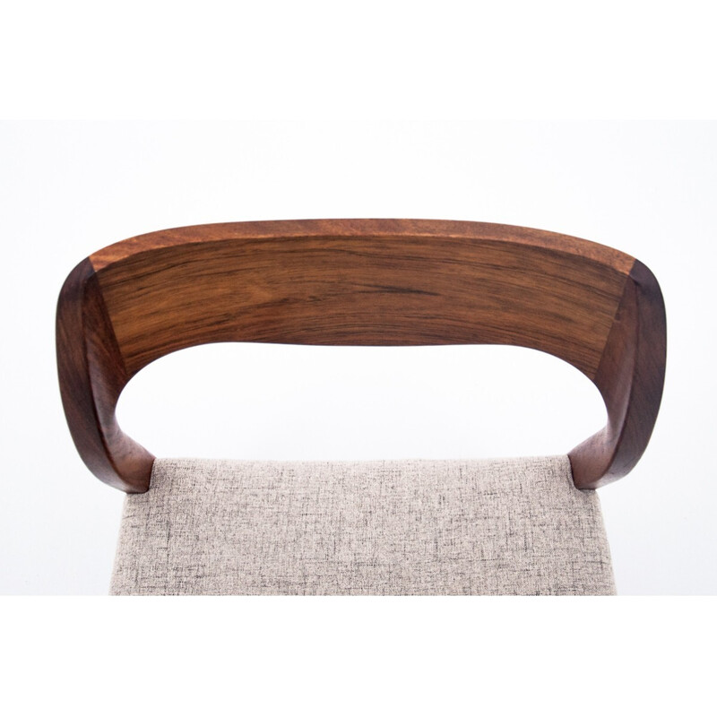 Conjunto de jantar Vintage rosewood modelo 71 por N. O. Møller, Dinamarca Anos 60