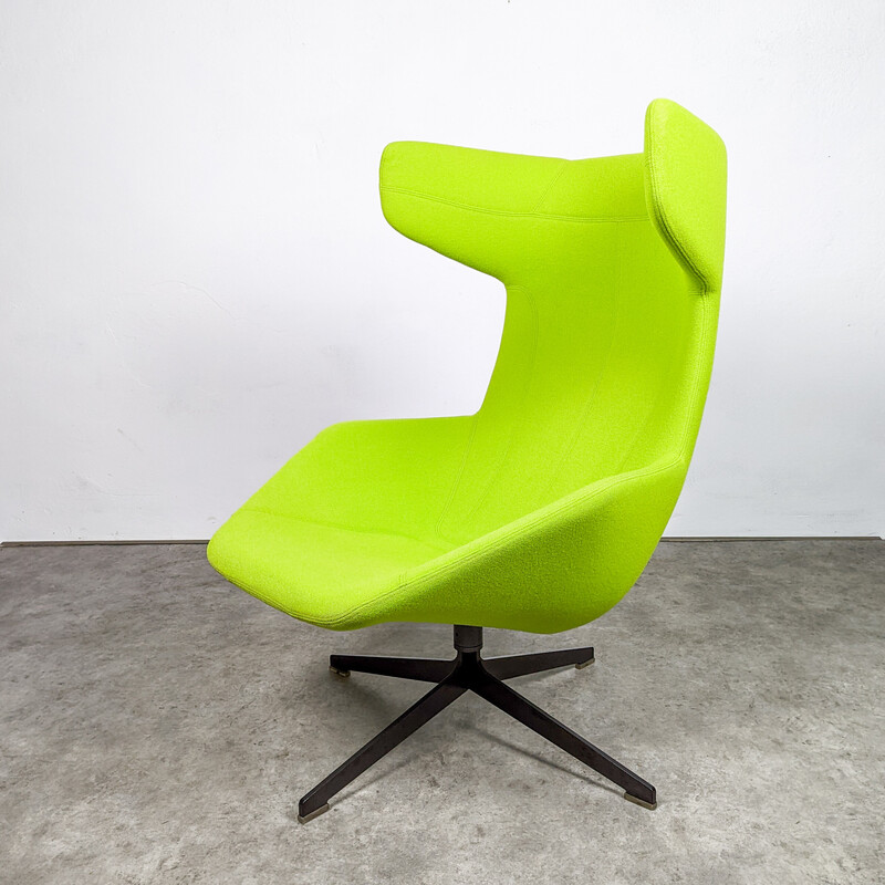Vintage "Take a Line For a Walk" swivel armchair by Alfredo Häberli for Moroso