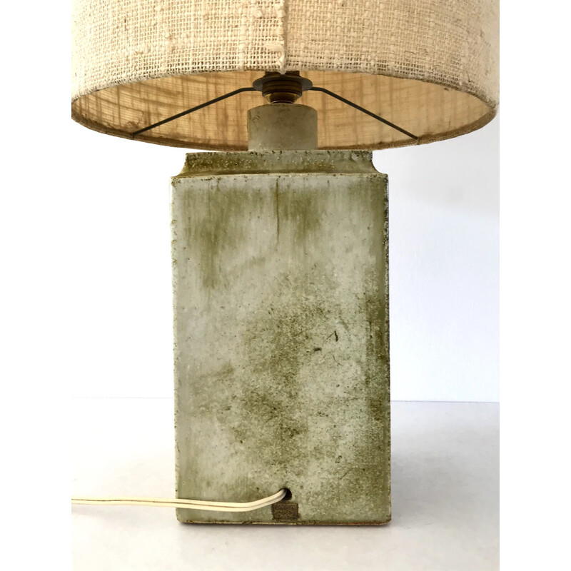Vintage ceramic lamp by Roger Capron, 1960