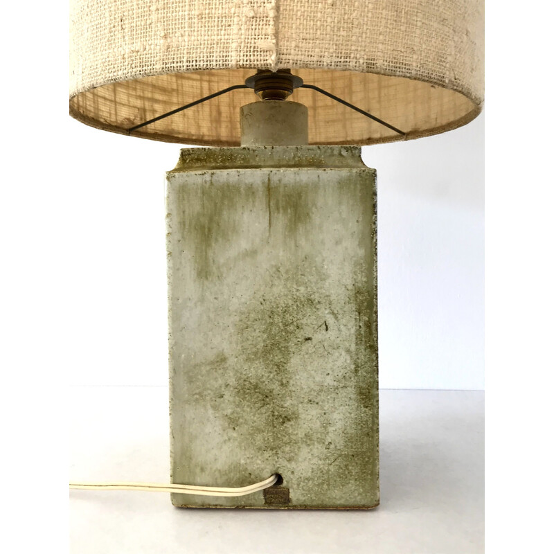 Vintage keramische lamp van Roger Capron, 1960