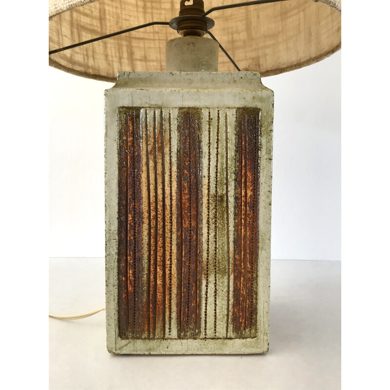 Vintage-Lampe aus Keramik von Roger Capron, 1960