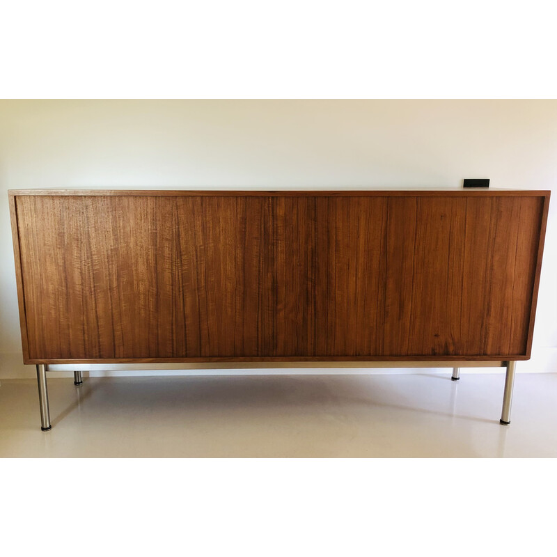 Credenza vintage in palissandro a 2 ante scorrevoli, Italia 1970